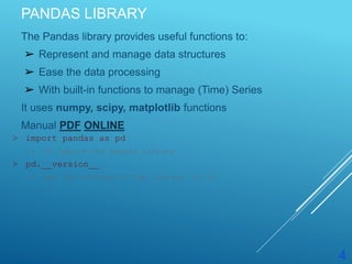 Python Panda Library for python programming.ppt