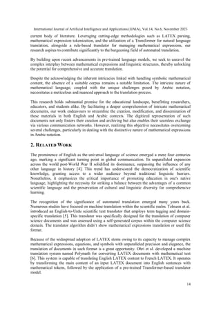 English to Arabic Machine Translation of Mathematical Documents | PDF
