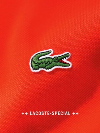 ++ LACOSTE-SPECIAL ++ 
 