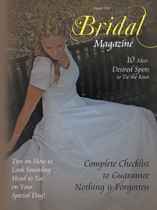 bridal mag cover