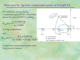 Design via root locus lead lag compensation | PPT