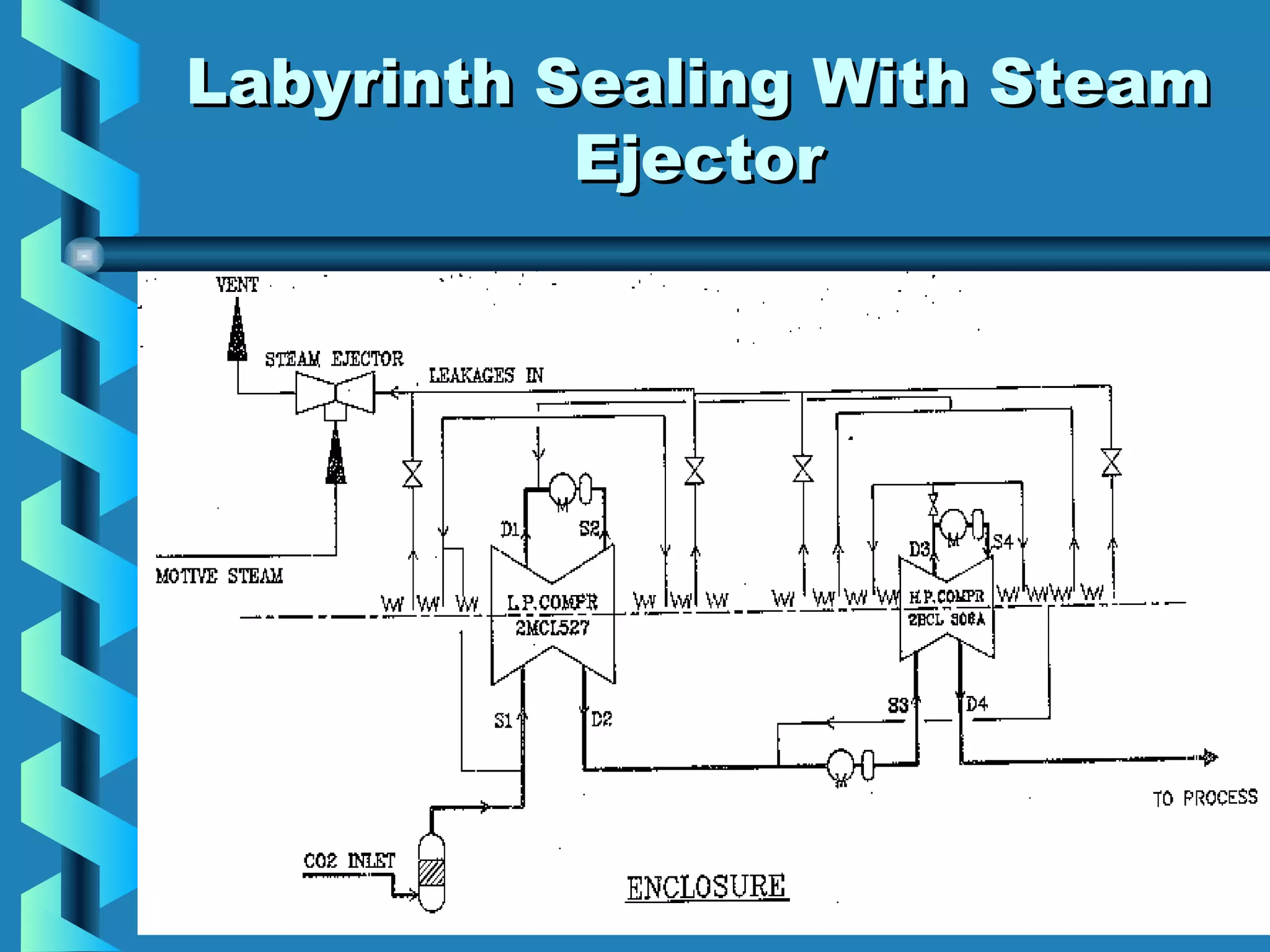 LLaabbyyrriinntthh SSeeaalliinngg WWiitthh SStteeaamm 
EEjjeeccttoorr 
 