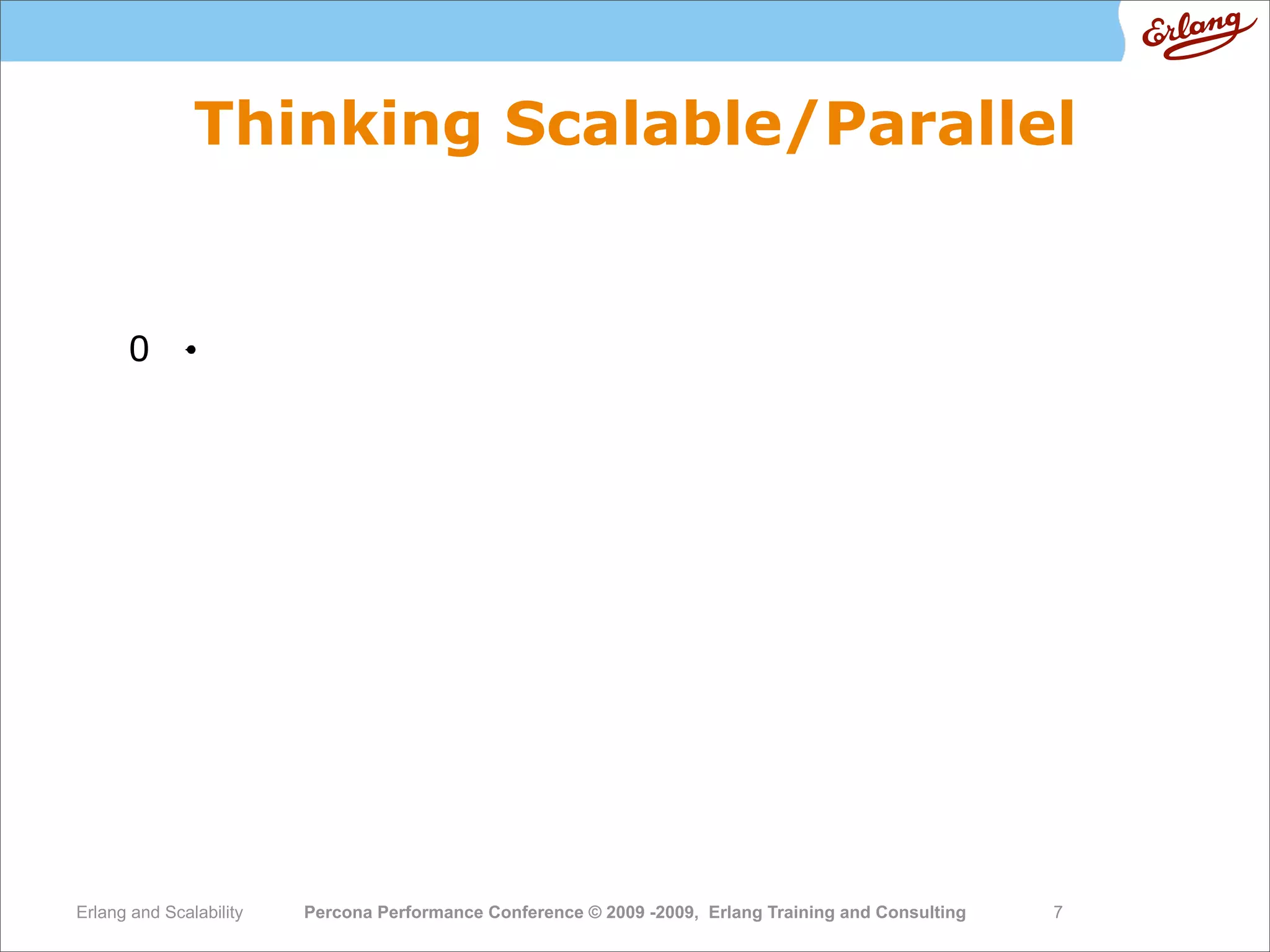 High  Performance  Erlang