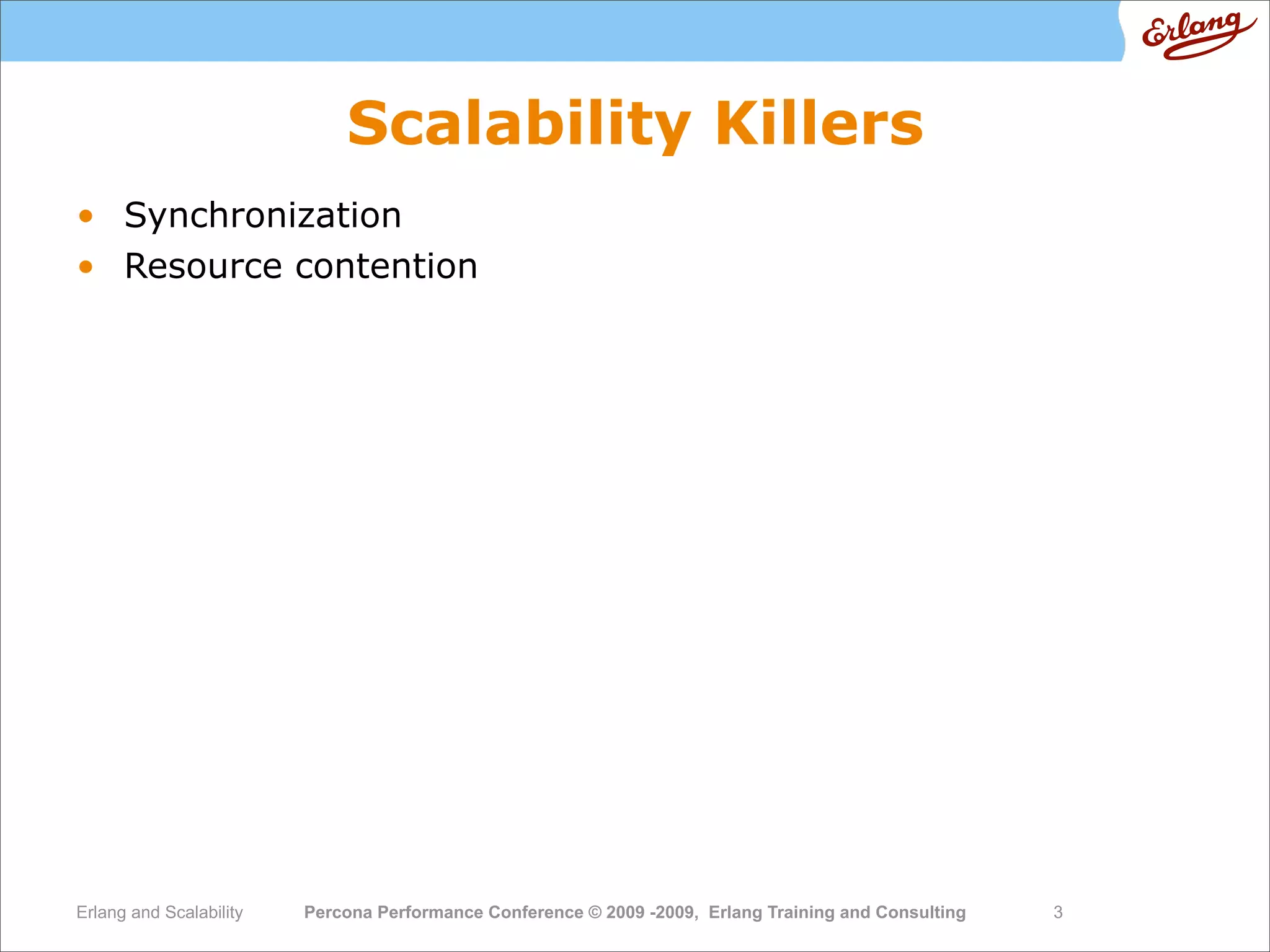 High  Performance  Erlang