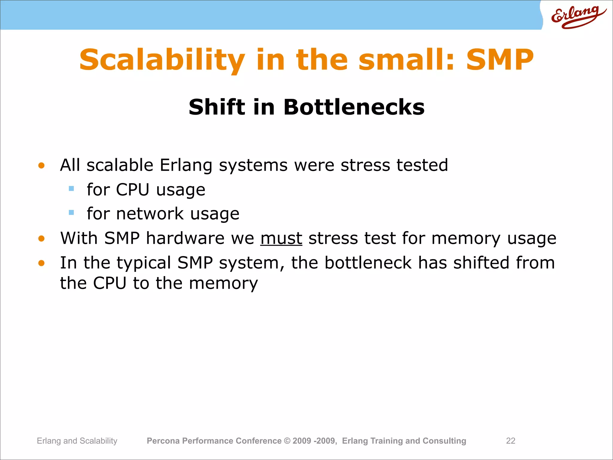 High  Performance  Erlang