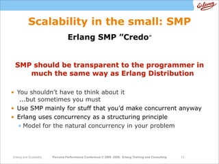High  Performance  Erlang