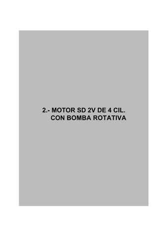 GESTION ELECTRONICA MOTORES DIESEL




2.- MOTOR SD 2V DE 4 CIL.
   CON BOMBA ROTATIVA
 