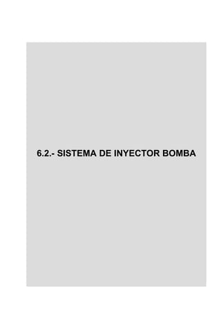 6.2.- SISTEMA DE INYECTOR BOMBA
 