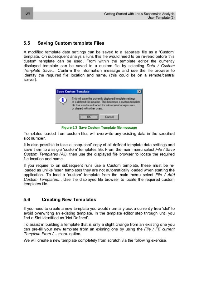 Lotus suspension analysis