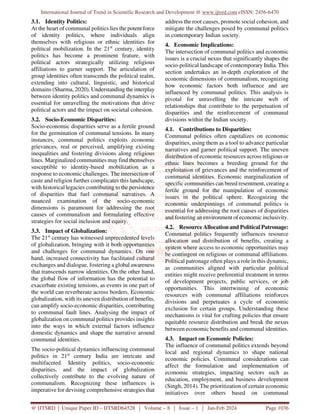 Dynamics of Communal Politics in 21st Century India Challenges and ...