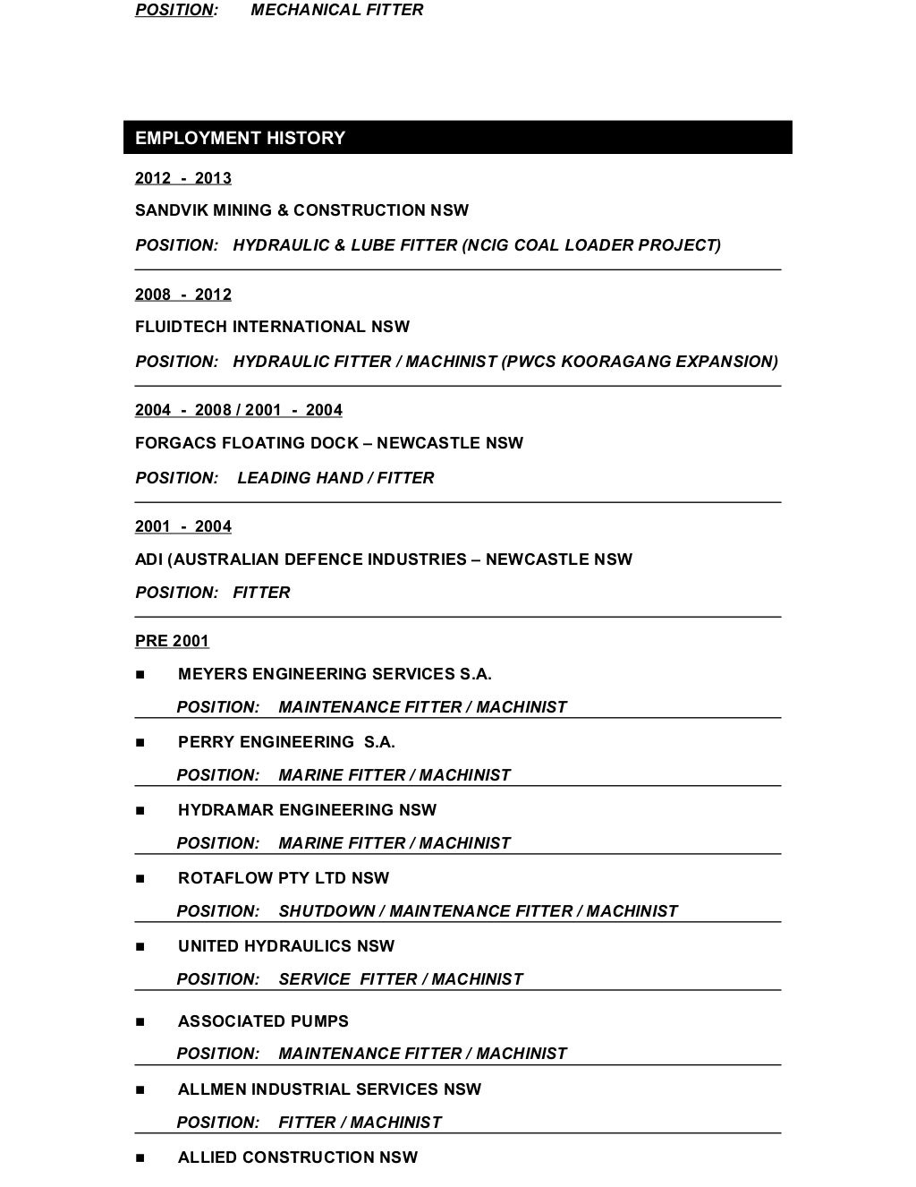 JOHN PAYNE RESUME 1
