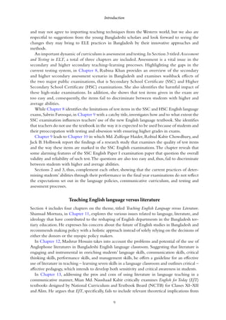 The Routledge Handbook Of English Language Education In Bangladesh ...