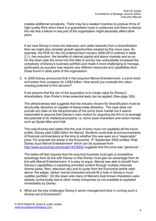 Example Better Off Test Comprehensive Guide to Corporate Strategy and Diversification | PDF