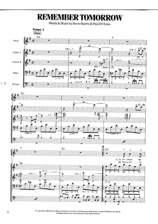 Iron Maiden Rock Scores 