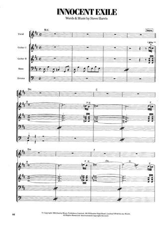 Iron Maiden Rock Scores 
