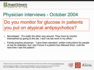 "Zyprexa and the Prescribing Physician