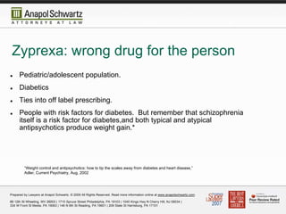 "Zyprexa and the Prescribing Physician