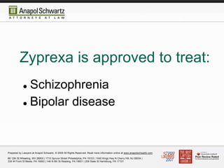 "Zyprexa and the Prescribing Physician