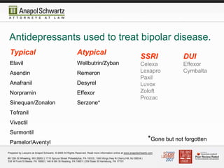 "Zyprexa and the Prescribing Physician