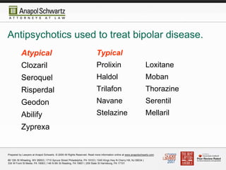"Zyprexa and the Prescribing Physician