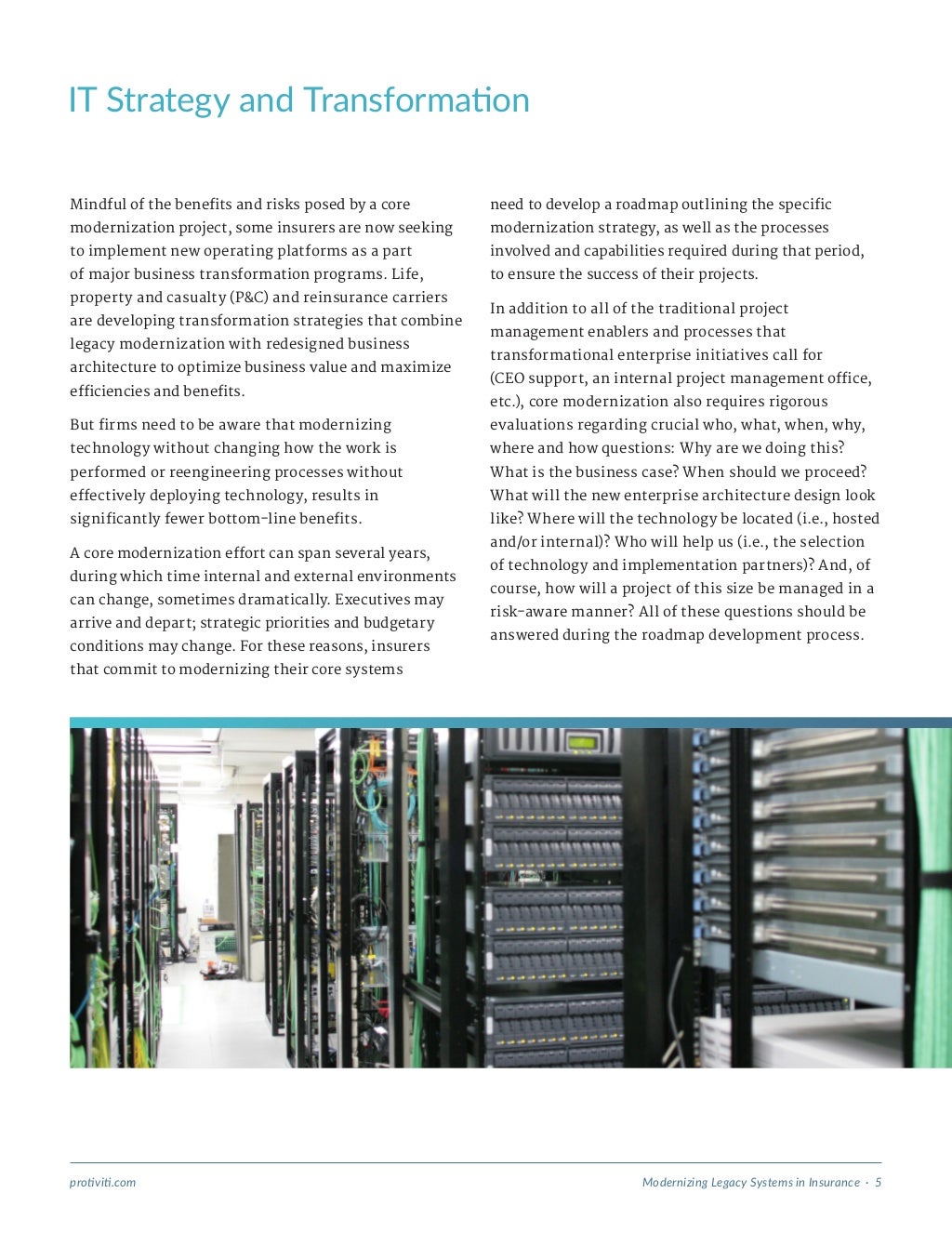 Modernizing Legacy Systems In Insurance