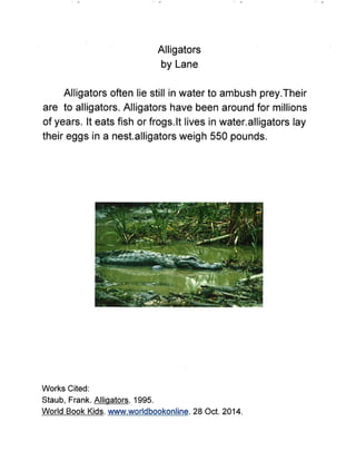 Wild Animals Research Project - Gauvin