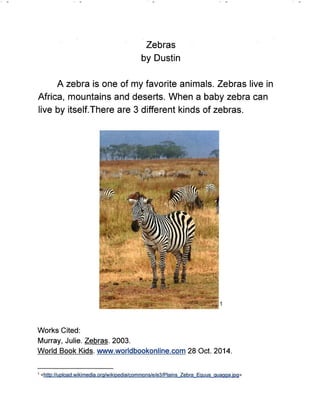 Wild Animals Research Project - Gauvin
