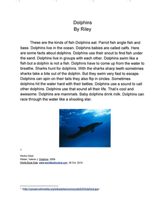 Wild Animals Research Project - Gauvin