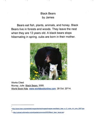 Wild Animals Research Project - Gauvin