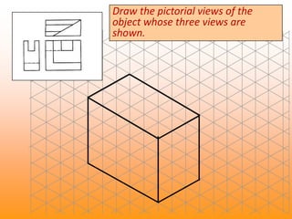Meaning of Lines in Orthographic ViewsAn edge view of a surface