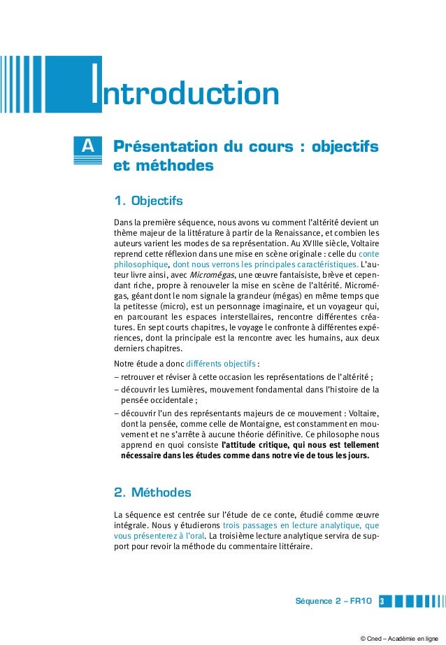Dissertation conte philosophique moderne