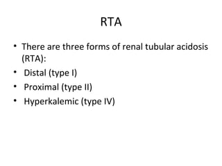 Acid base disorders - types , causes, approach | PPT