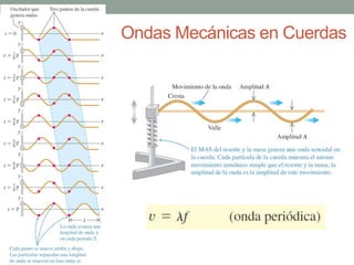 Ondas Mecánicas en Cuerdas
 