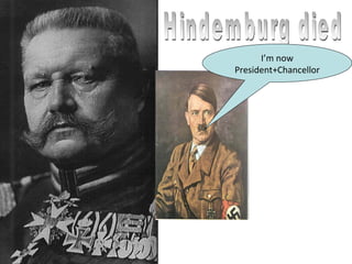 I’m now
President+Chancellor
 