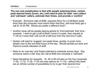 148 Call Center Call Back Options | PPT