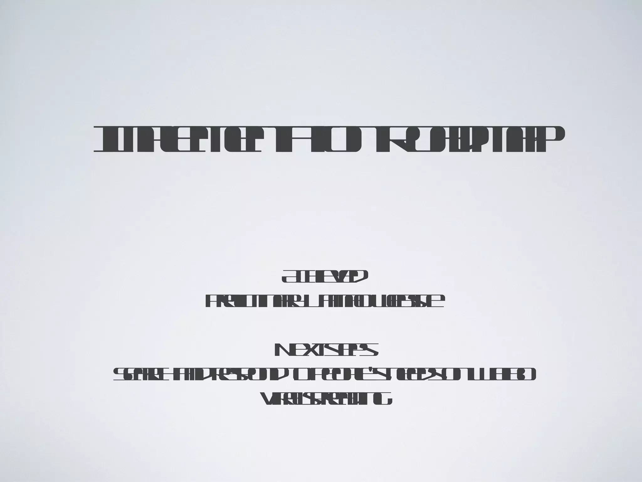 Implementation Roadmap Achieved Preliminary Uamao website Next steps Search and respond to people’s needs on Weibo Viral spreading 