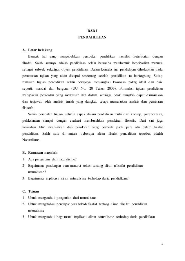 148147943 Makalah Naturalisme