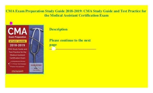 CMA Exam Preparation Study Guide 2018-2019: CMA Study Guide and Test ...