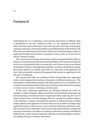 Foreword Service Learning Augmented Reality For Enhanced Learning Environments Gerardo Reyes Ruiz ...