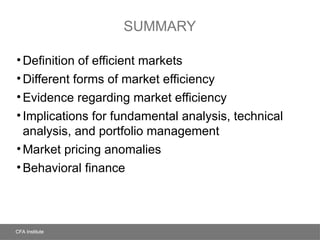 Explain Market Performance Market efficienies and performance of market | PPTX