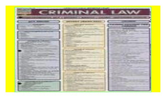 Criminal Law Laminate Reference Chart (Quickstudy: Law) ((Download))^^@@