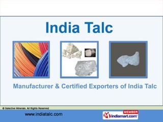Contact Us Bodycare International Ltd.  163, Functional Industrial Estate,Patparganj, Delhi - 110 092 (India) Manufacturer& Certified Exporters of India Talc View Full Contact         