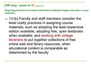 New Role for Librarians?