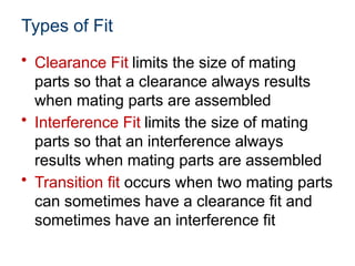 Tolerance and it's uses in engineering drawing | PPT