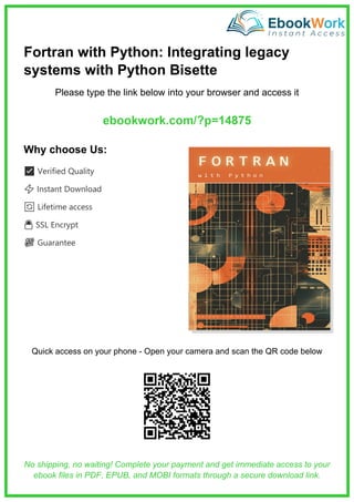 Integrating Legacy Fortran Systems with Modern Python Solutions | PDF