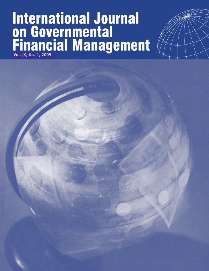 2009 international journal on governmental financial management financial management journal