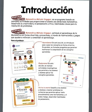 matemáticas método Singapur 1 básico