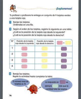 matemáticas método Singapur 1 básico