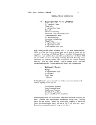 Gid's Culinary & Pastry Workbook