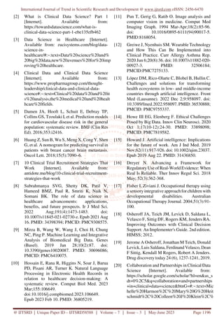 Clinical Data Science and its Future | PDF